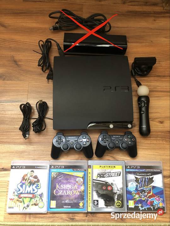 Konsola Sony 3 2 padykamera kontroler move Sony Playstation 3 wielkopolskie Strykowo sprzedam