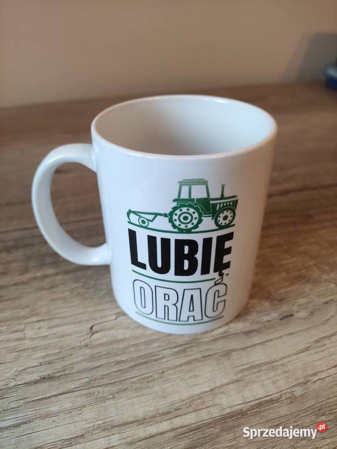 Nowy kubek Lubię Orać 330 ml porcelana Prezent podkarpackie Rzeszów