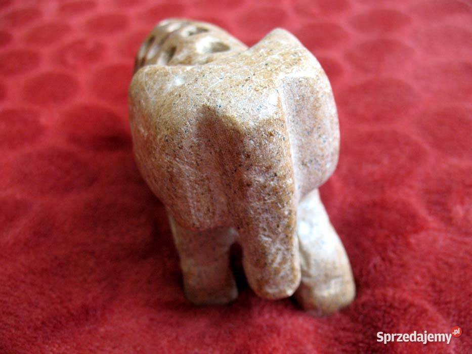 Słoń Kamienna rzeźba figurka mała 7 x 10 x 5 Siedlce sprzedam