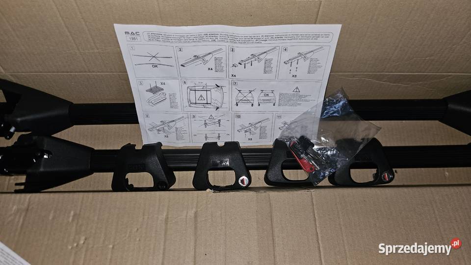 Bagażnik dachowy na relingi belki Bagażniki kujawsko-pomorskie