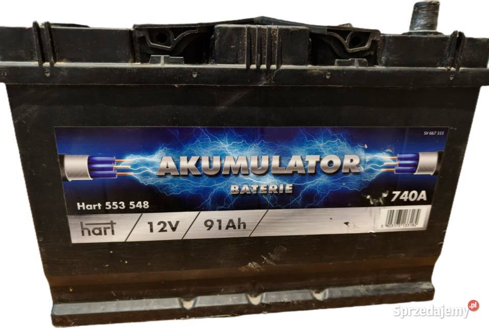 AKUMULATOR SAMOCHODOWY UŻYWANY 3 MIESIĄCE STAN Kłobuck