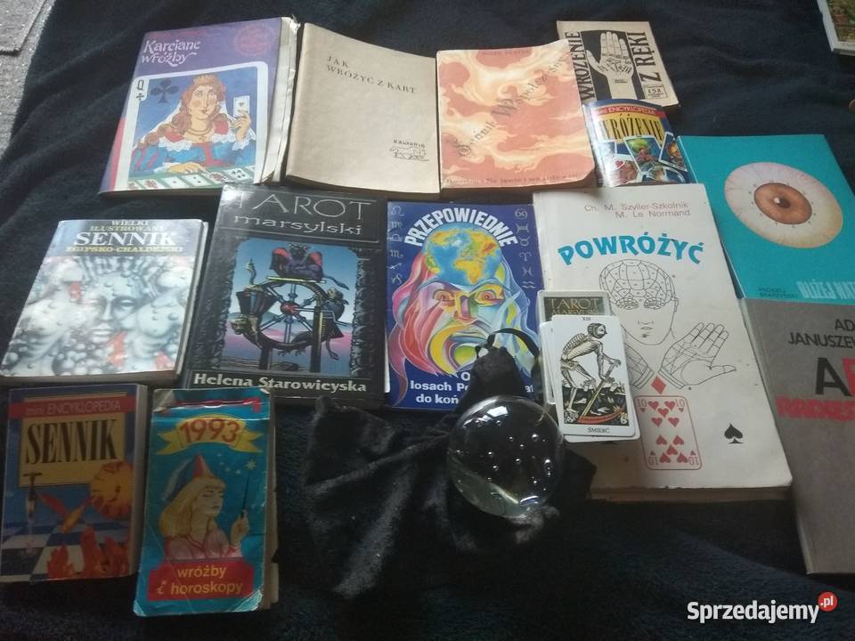 Chiromancja zestaw tarotaliteratura Ruda Śląska