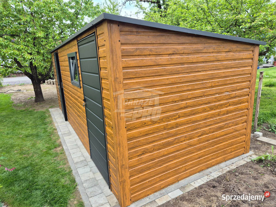 Schowek Domek Ogrodowy 6x3m 2x drzwi 2x okno Gryfice