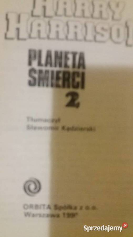 planeta śmierci Harrison fantastyka książki Warszawa