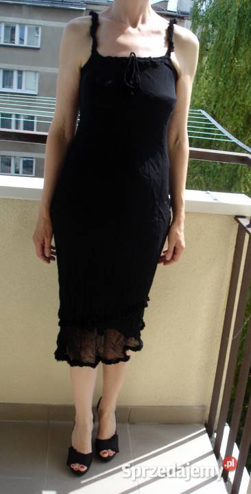 Czarna nowa sukienka na ramiączkachRozmiar S małopolskie Bochnia sprzedam