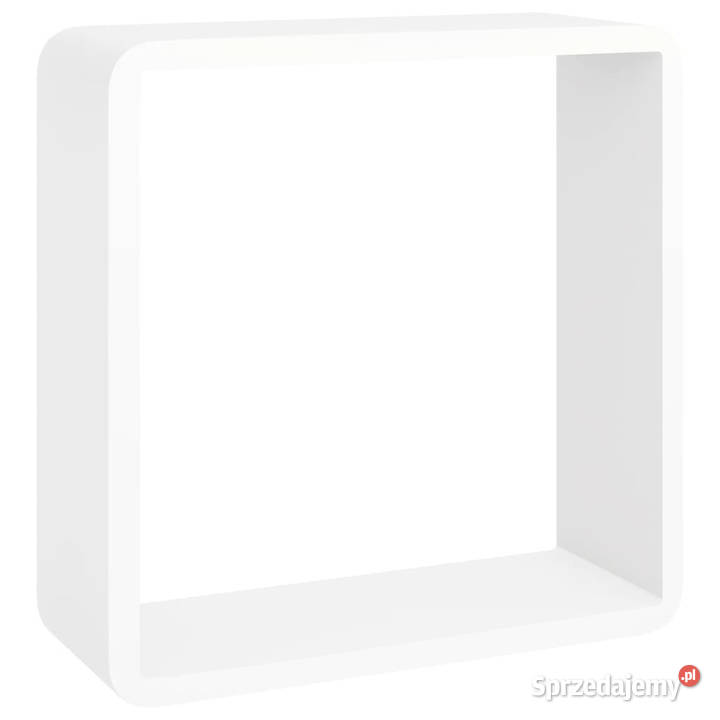Półki ścienne kostki 3 białe MDF WM323952 Warszawa