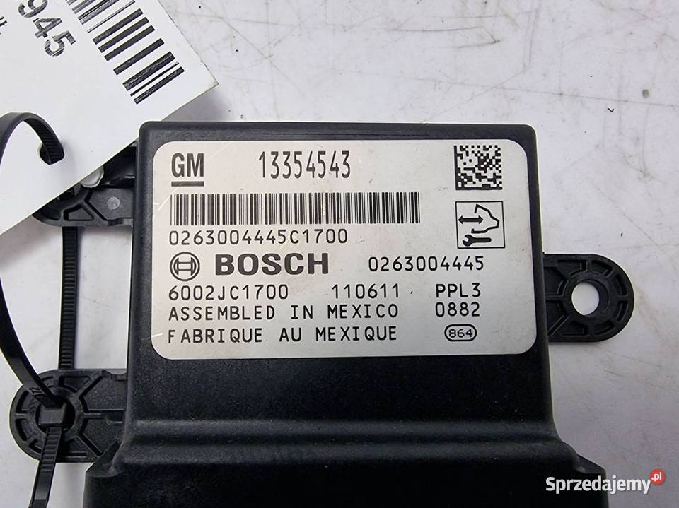 MODUŁ OPEL ASTRA J 13354543 PDC kujawsko-pomorskie Lipno