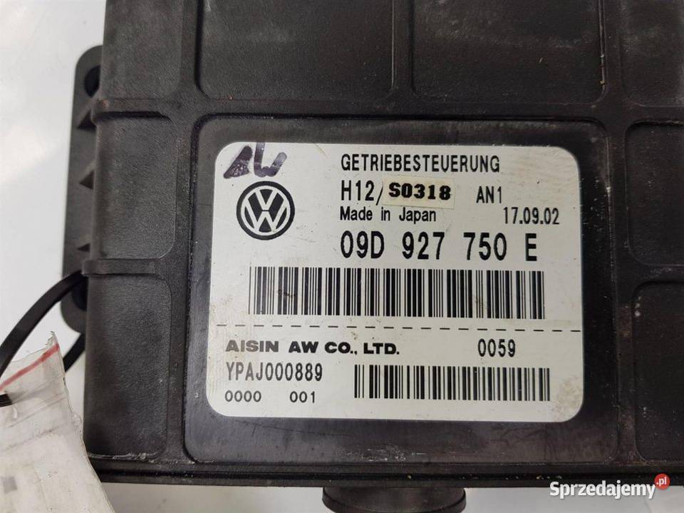 MODUŁ VOLKSWAGEN TOUAREG I 09D927750E osobowe Motoryzacja Lipno