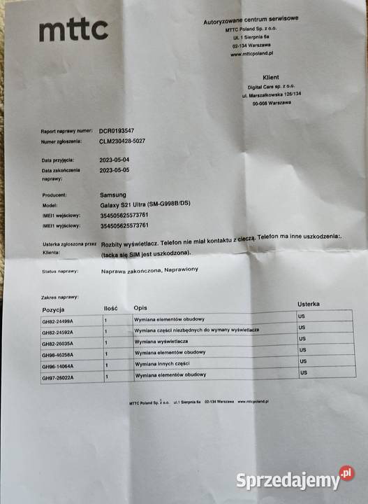 Samsung s21 ultra 5g mazowieckie Płock