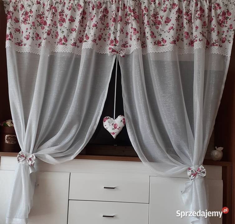 Firany różyczki mazowieckie Mława