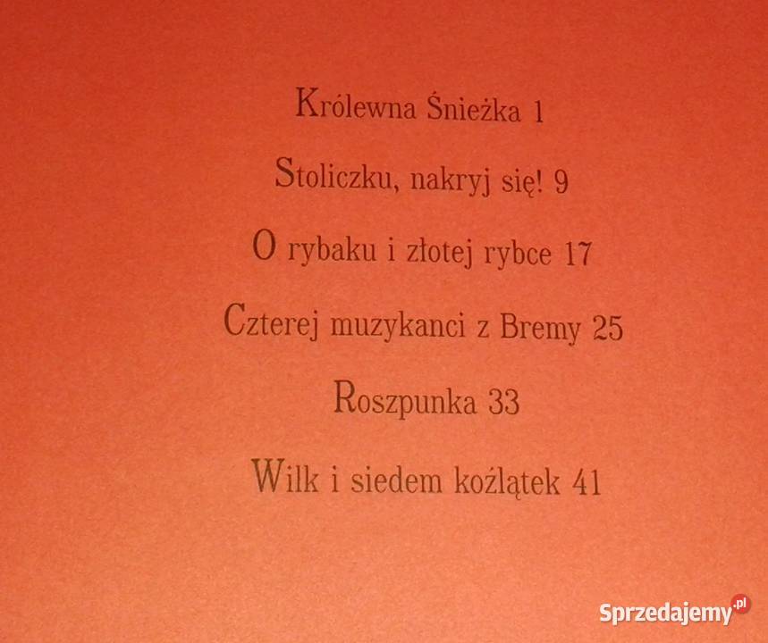 Baśnie dzieci Jacob i Wilhelm Grimm Pozostałe