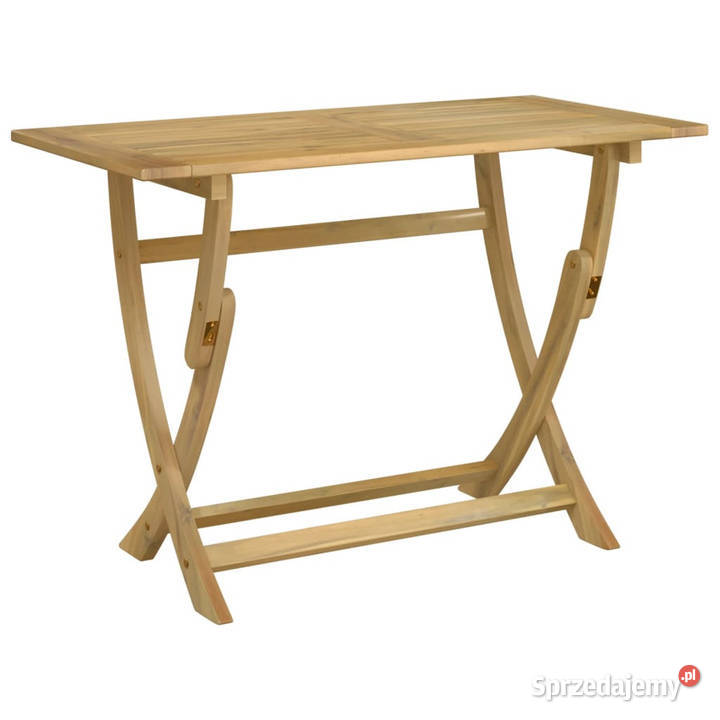 Składany stół ogrodowy 110x55x75 lite drewno Warszawa sprzedam
