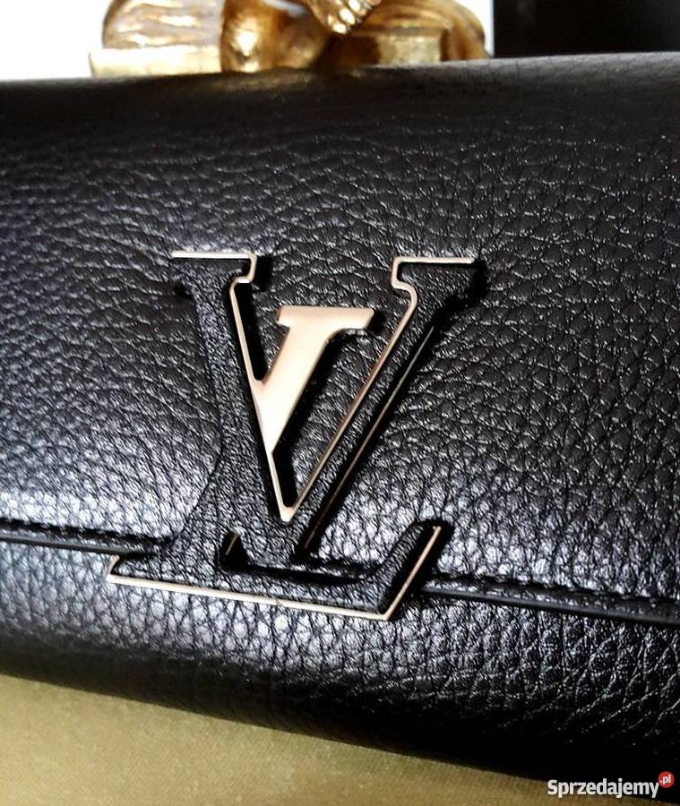 SKÓRA NATURALNA PORTFEL LOUIS VUITTON SKÓRZANY Dla kobiet Bydgoszcz