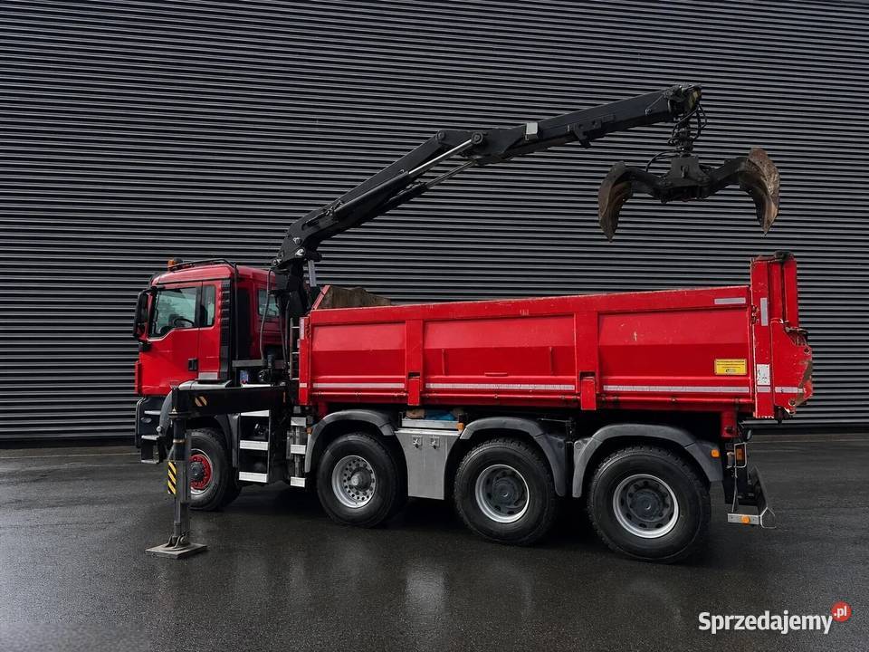 MAN TGS 38440 8x6 HDS HMF Hydroburta manualna Wywrotki Wrocław