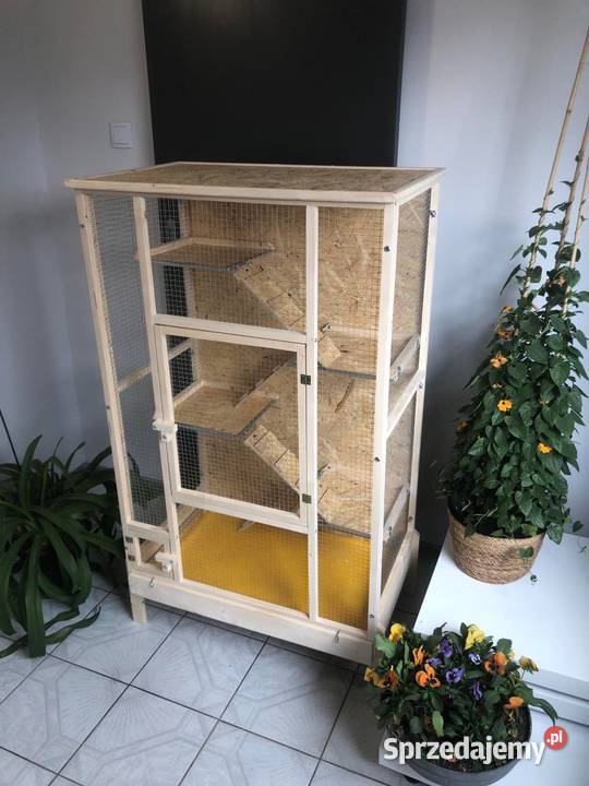 Klatka drewniana gryzonia szynszyli wiewiórki śląskie Myszków sprzedam