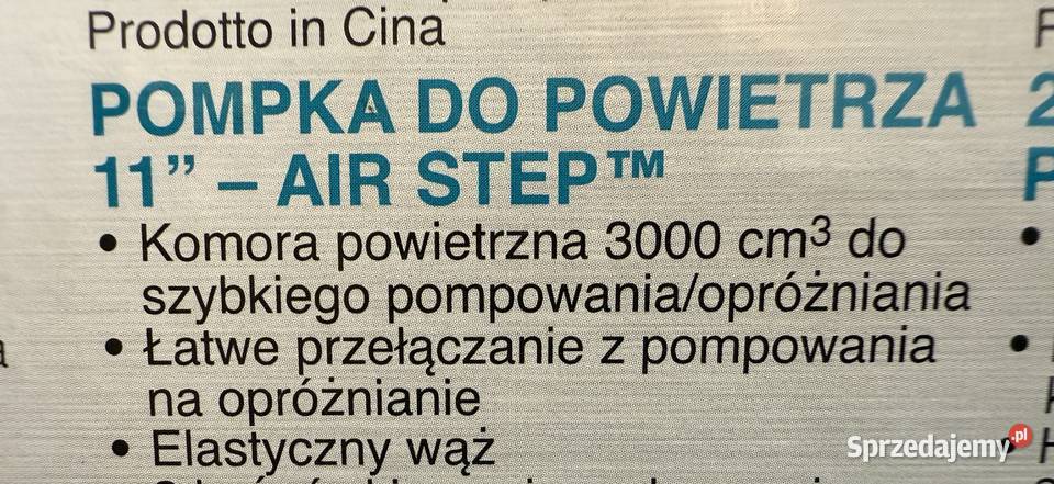 POMPKA NOŻNA 3 LITRY DO MATERACA Warszawa sprzedam