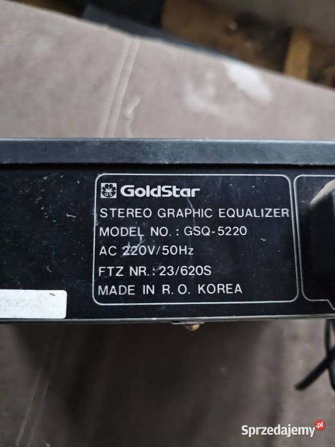 equalizer eq Gold Star GSQ 5220 MINI Pozostałe Olsztyn sprzedam