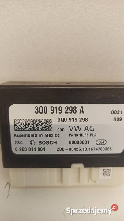 VW TIGUAN II MODUŁ STEROWNIK PDC 3Q0919298A
