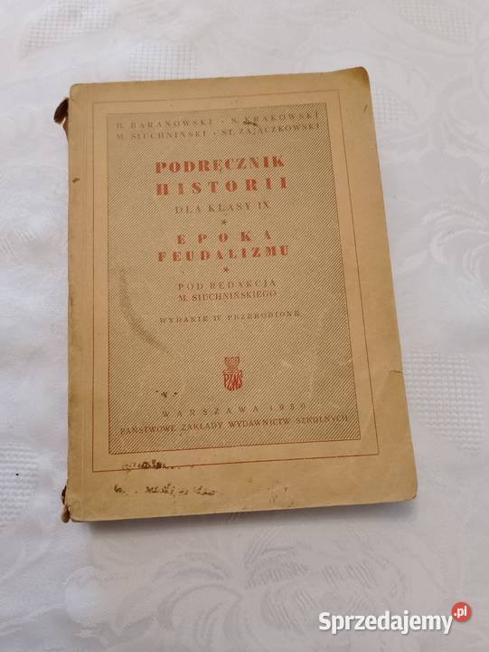 Podręcznik historii klasy IX z 1950 r EPOKA Oborniki
