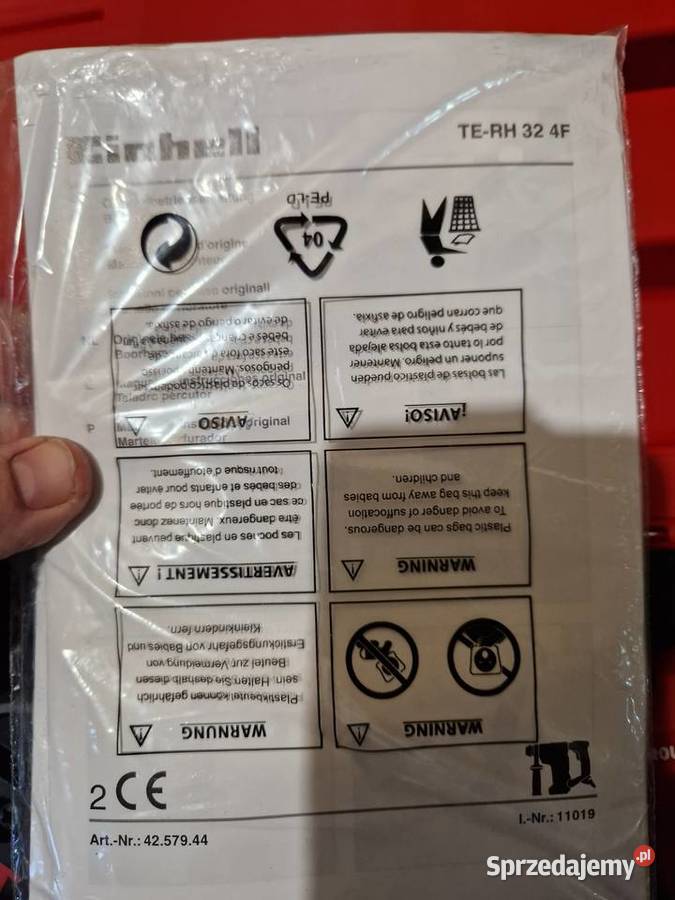 MŁOT UDAROWO OBROTOWY EINHELL TERH 32 4F 1250W Głogowa