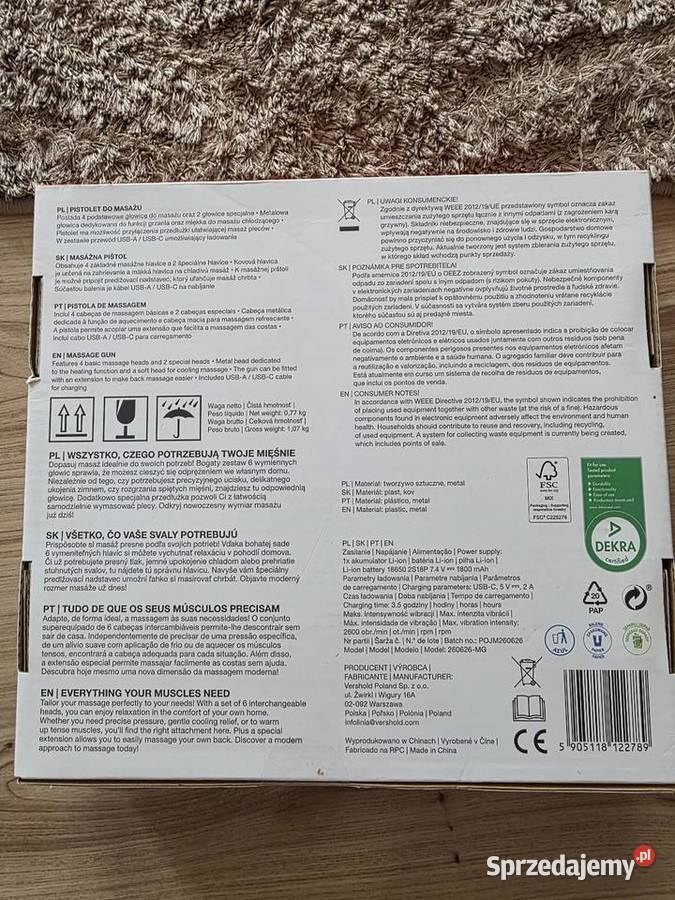 Urządzenie do masażu Białystok