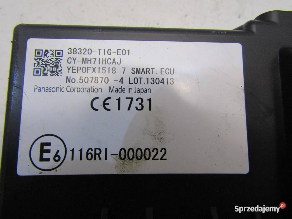 MODUŁ SMART ECU HONDA CRV CRV IV 38320T1GE01 sprzedam