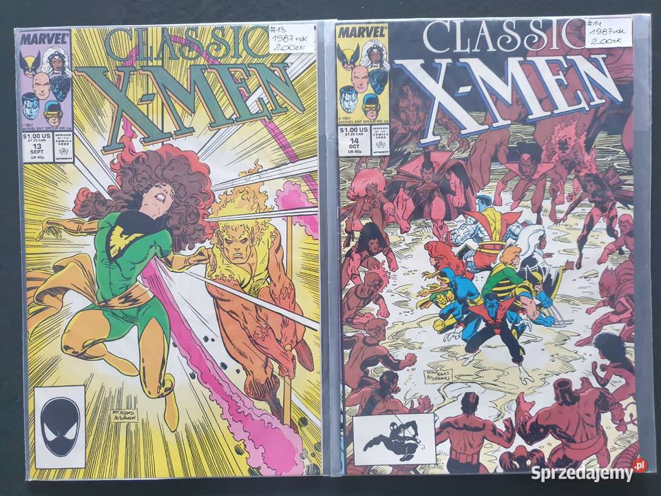 Classis XMen 9 komiksów Marvel USA 19871988 Gdynia