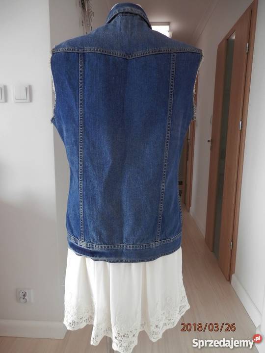 Kurtka River Island Katana Jeansowa bez Rękawów Łomża