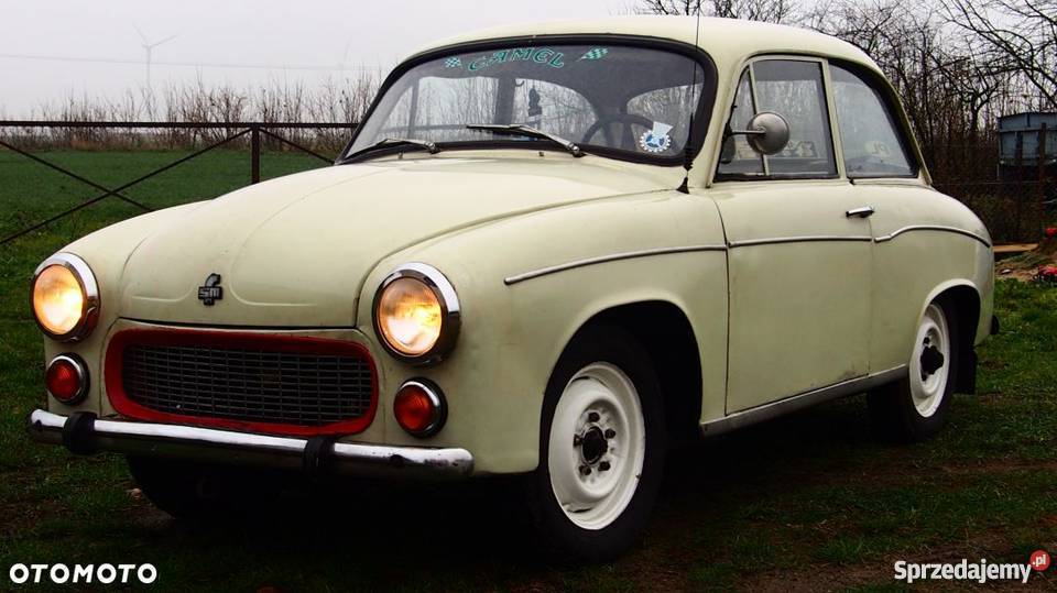 Syrena 105 w stanie oryginalnym na chodzie z benzyna Syrena Nowy Dwór Gdański