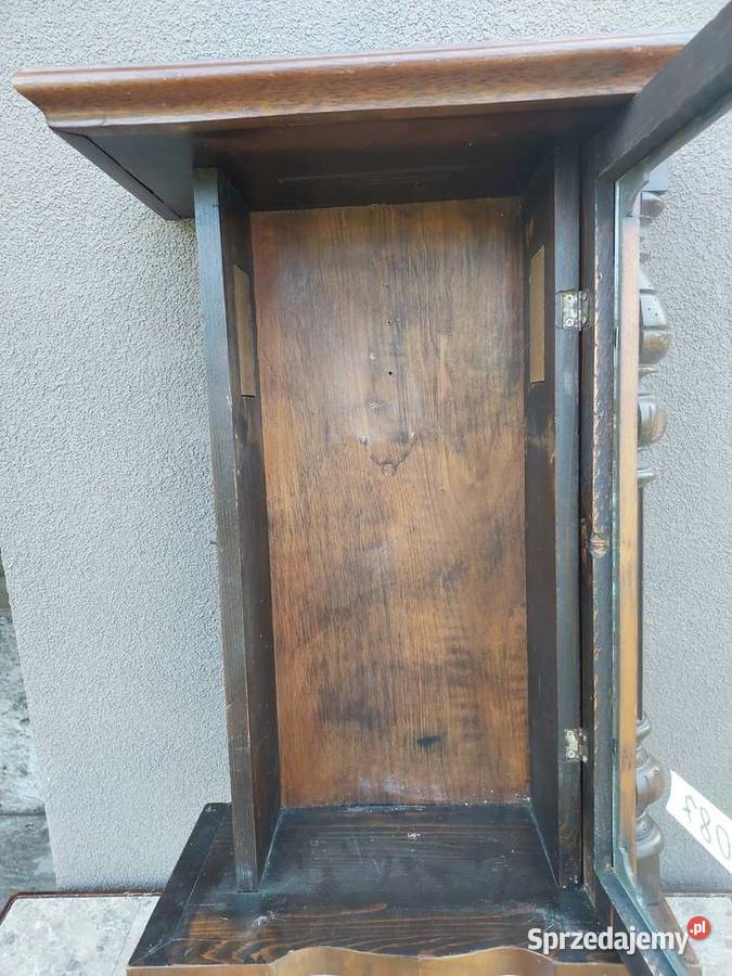 S087 Skrzynia obudowa starego zegara szafka Antyki Tczew sprzedam