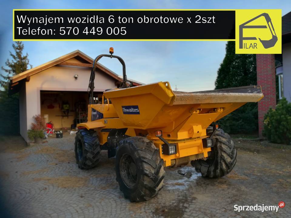 Usługi minikoparką roboty ziemne koparka wozidło Paczków