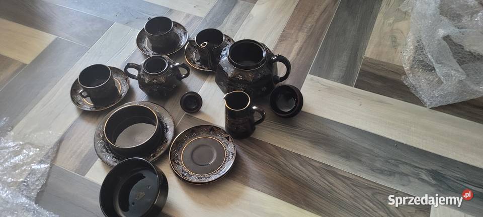 Czarna porcelana Antykwariat Gliwice