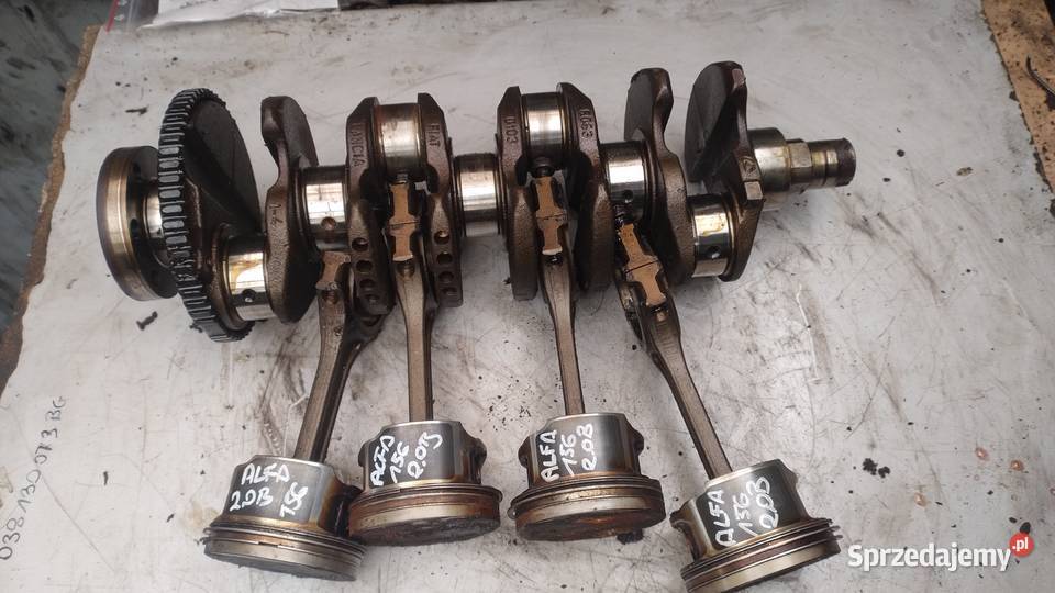 ALFA ROMEO 156 20 TS wal korbowy tłok korbowód osobowe Kielce
