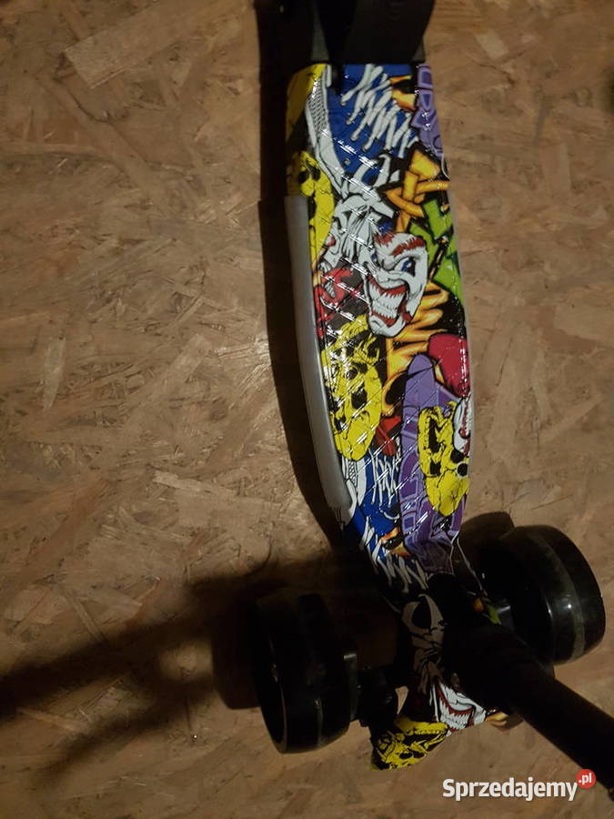 HULAJNOGA BALANSOWA CZTEROKOŁOWA KOŁA LED Głogowa