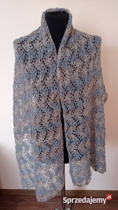 szal ażurowy Wiśniowa
