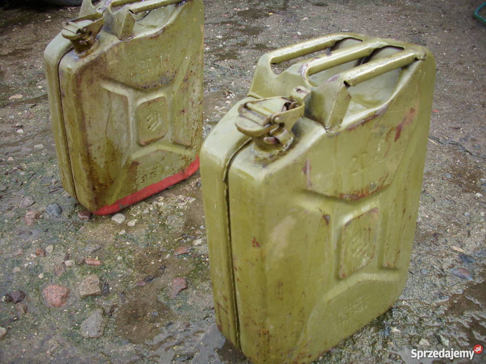 Kolekcjonerski kanister radziecki z 1989 r do Akcesoria zachodniopomorskie Barlinek