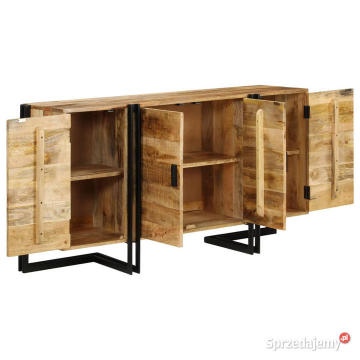 Szafka z litego drewna mango 150 x 40 x 80 mazowieckie Warszawa