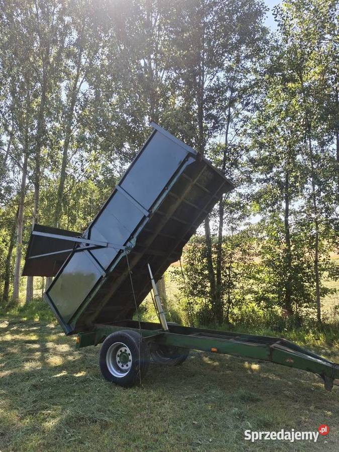 Przyczepa skorupowa 9 drugie koła