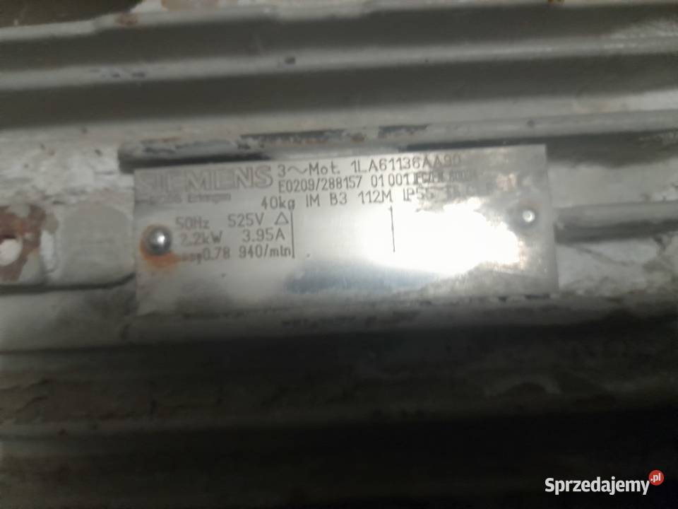 Silnik 22 kw wolnoobrotowy 380v Krasne Potockie