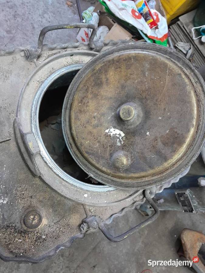 Skrzynia na proch z mosiądzu ok 20 lubuskie Krosno Odrzańskie