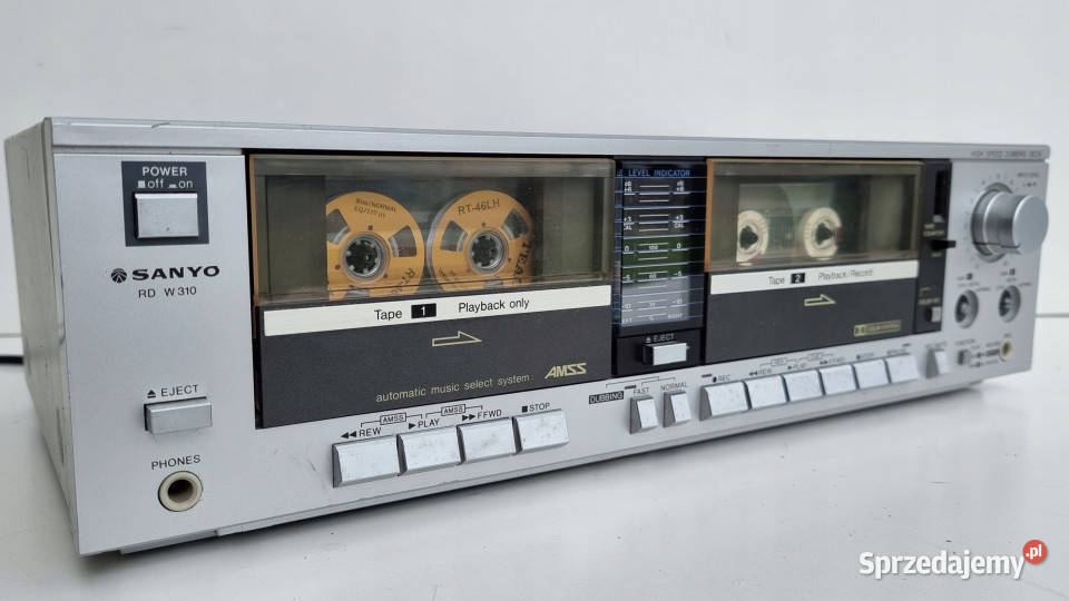 SANYO RD W 310 magnetofon cassette deck Międzychód