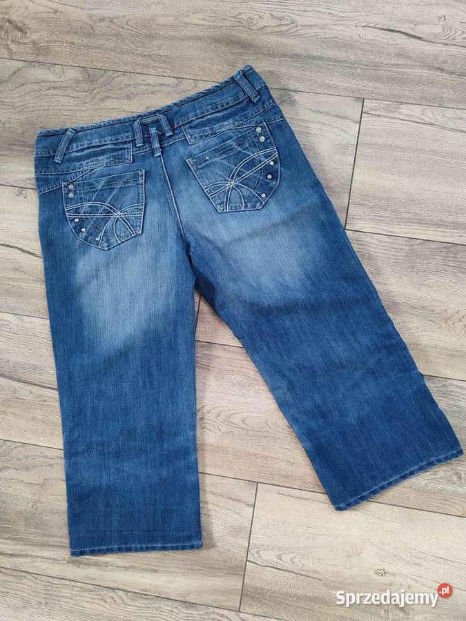 Spodnie jeansowe Dzwony Vintage y2k Bermudy Jasło sprzedam