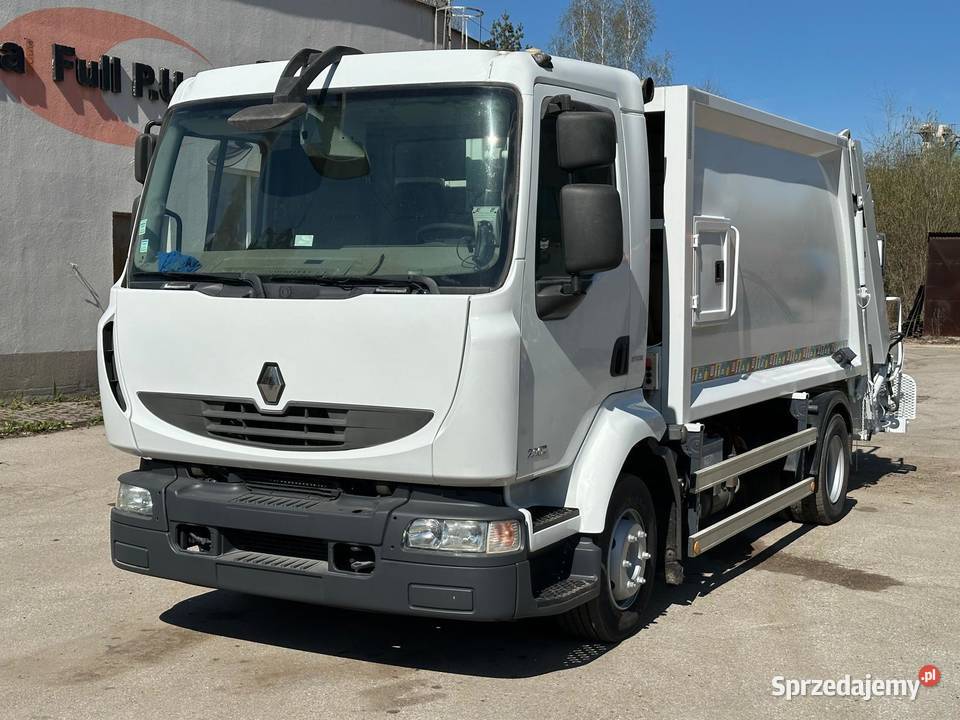 Renault Midlum śmieciarka z niskim przebiegiem