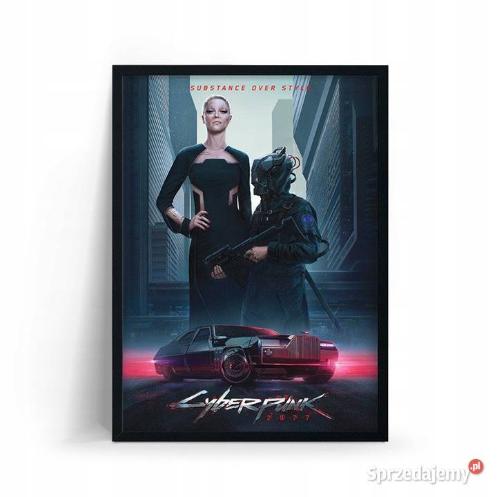 Cyberpunk 2077Oryginalne metalowe plakatyUNIKAT Leszno