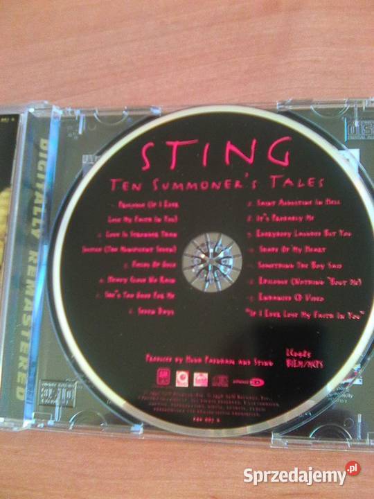 Sting Ten Summoners Tales CD mazowieckie Warszawa sprzedam