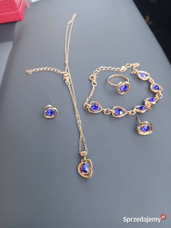 Sprzedam piękną biżuterię nową złoto Kolczyki Ciechanów