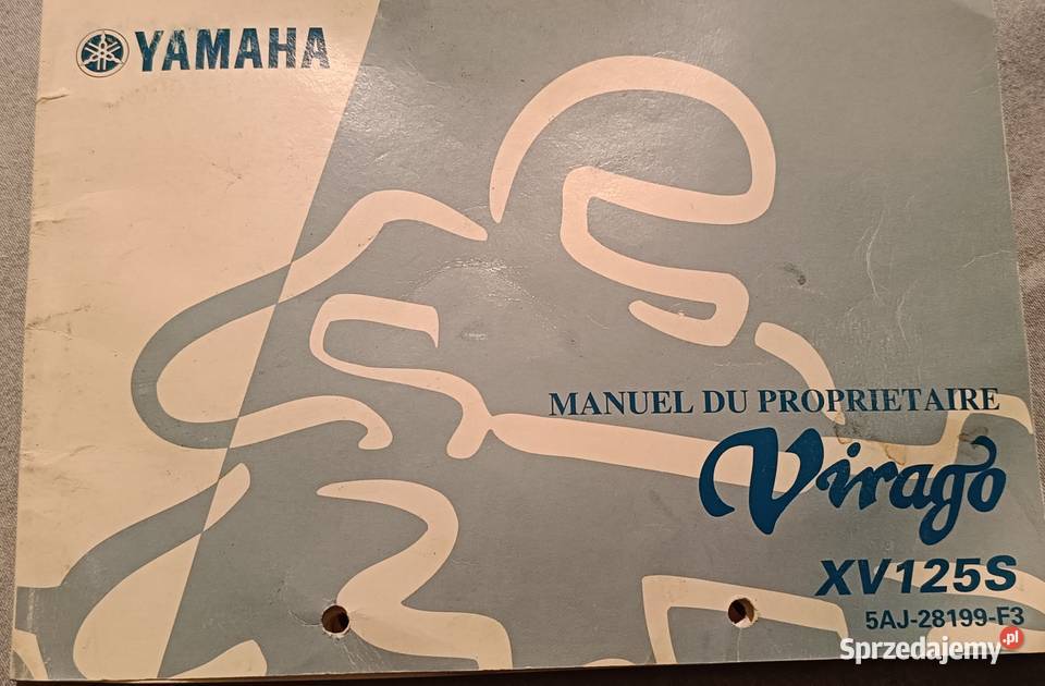 Oryginalna instrukcja obsługi Virago 125