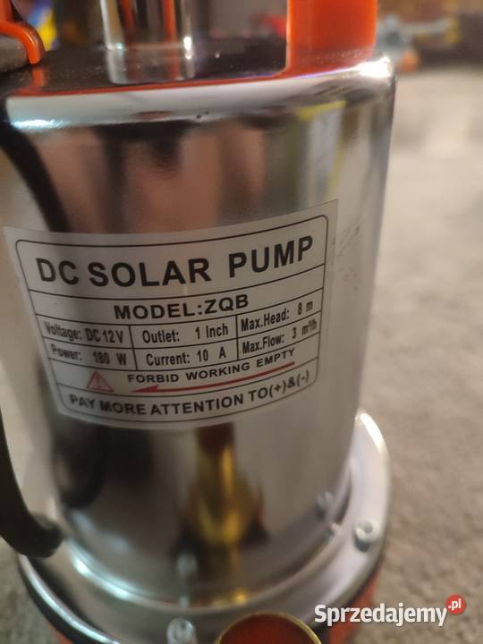 Pompa zanurzeniowa DC Solar Pump ZQB 12V 180W Sobolew