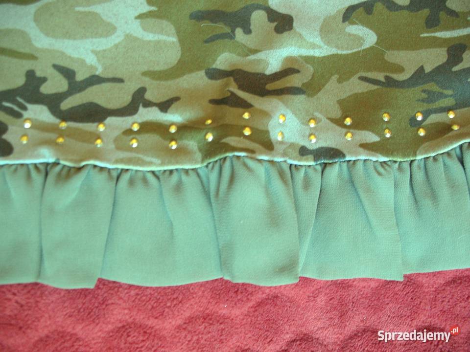 Bluzeczka dziewczęca moro rozmiar 104 3 4 lata Rozmiar 104
