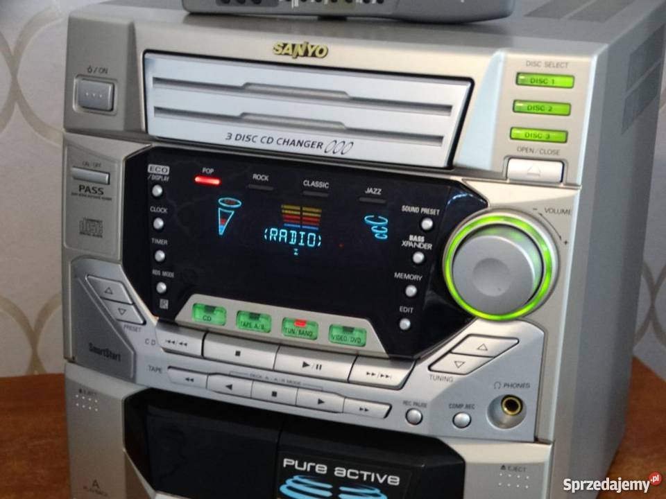 Wieża Sanyo pil mocna i sprawna WYSYŁKA Jasło sprzedam